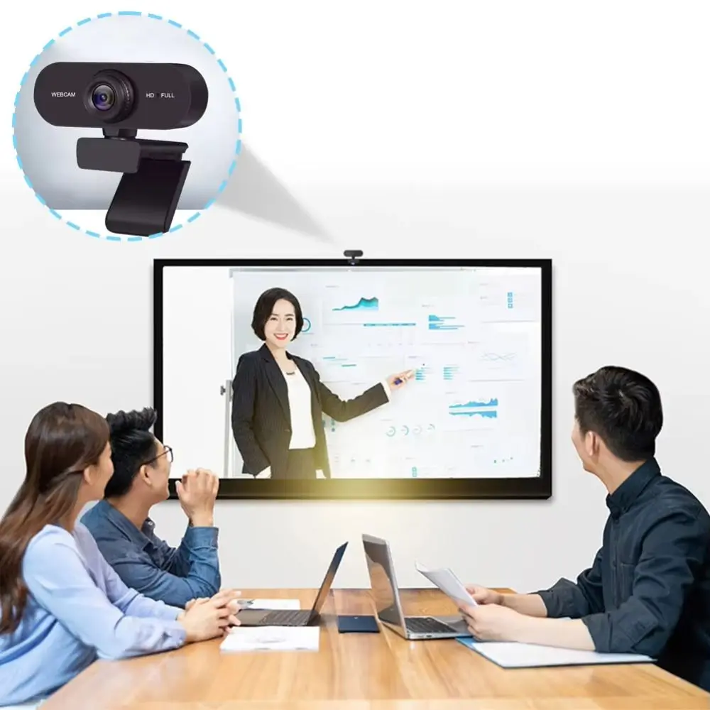 

NEW Autofocus Web Camera 1080P 2K HD Webcam Plug and Play Built-in Mic USB Camera Live Streaming