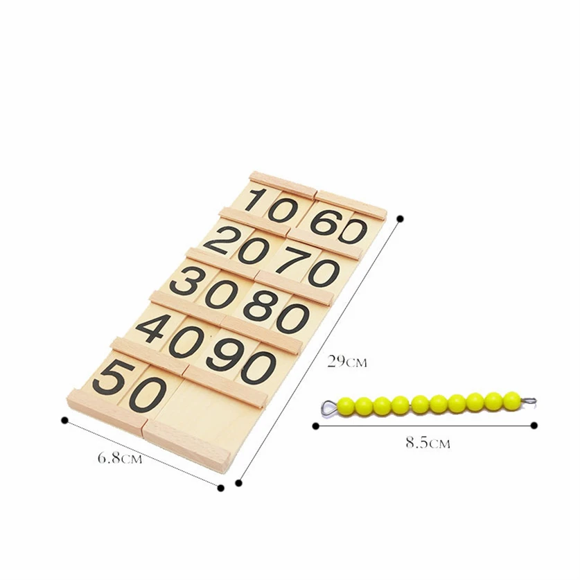 

Wooden Toys Montessori Math Toys Ten Boards Number Toys For Kids 2 To 4 Years Old Learning Activities For Kids Gift D44Y