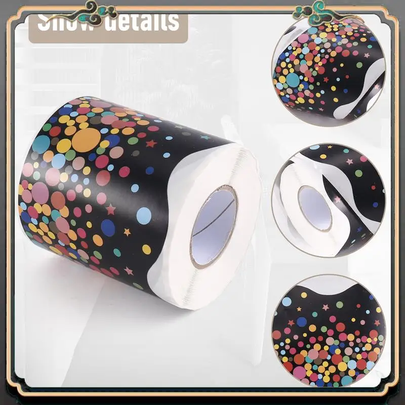 

ASMA-Border, наклейки с рамками для объявлений, 65 футов, декоративные рамки для доски объявлений/черной доски