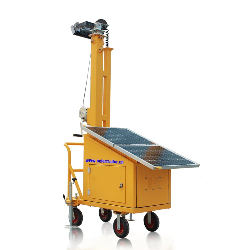 Emergency Portable Solar Light Tower