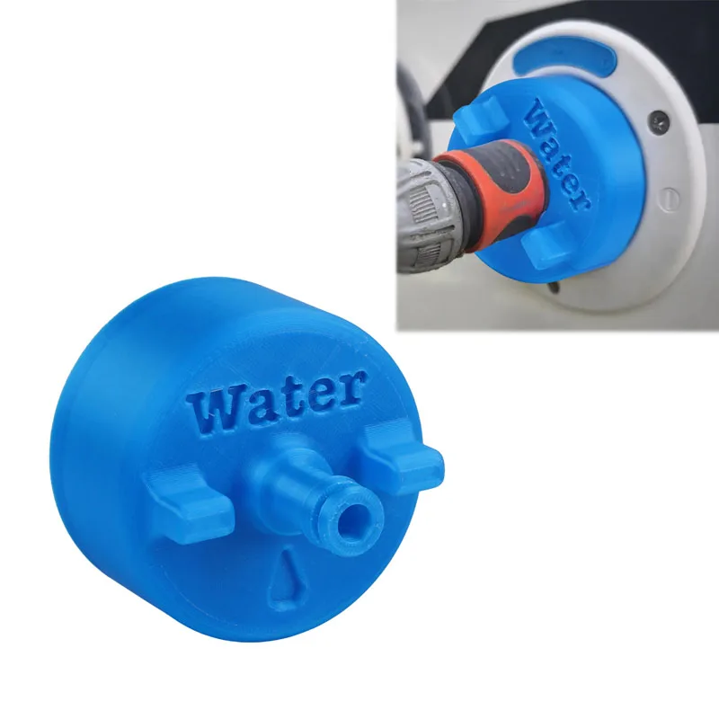 

Water-Adding Device Adapter RV Water Inlet Replacement Water Fill Connection Inlet For Motorhome Caravan Trailer Filler Hatch