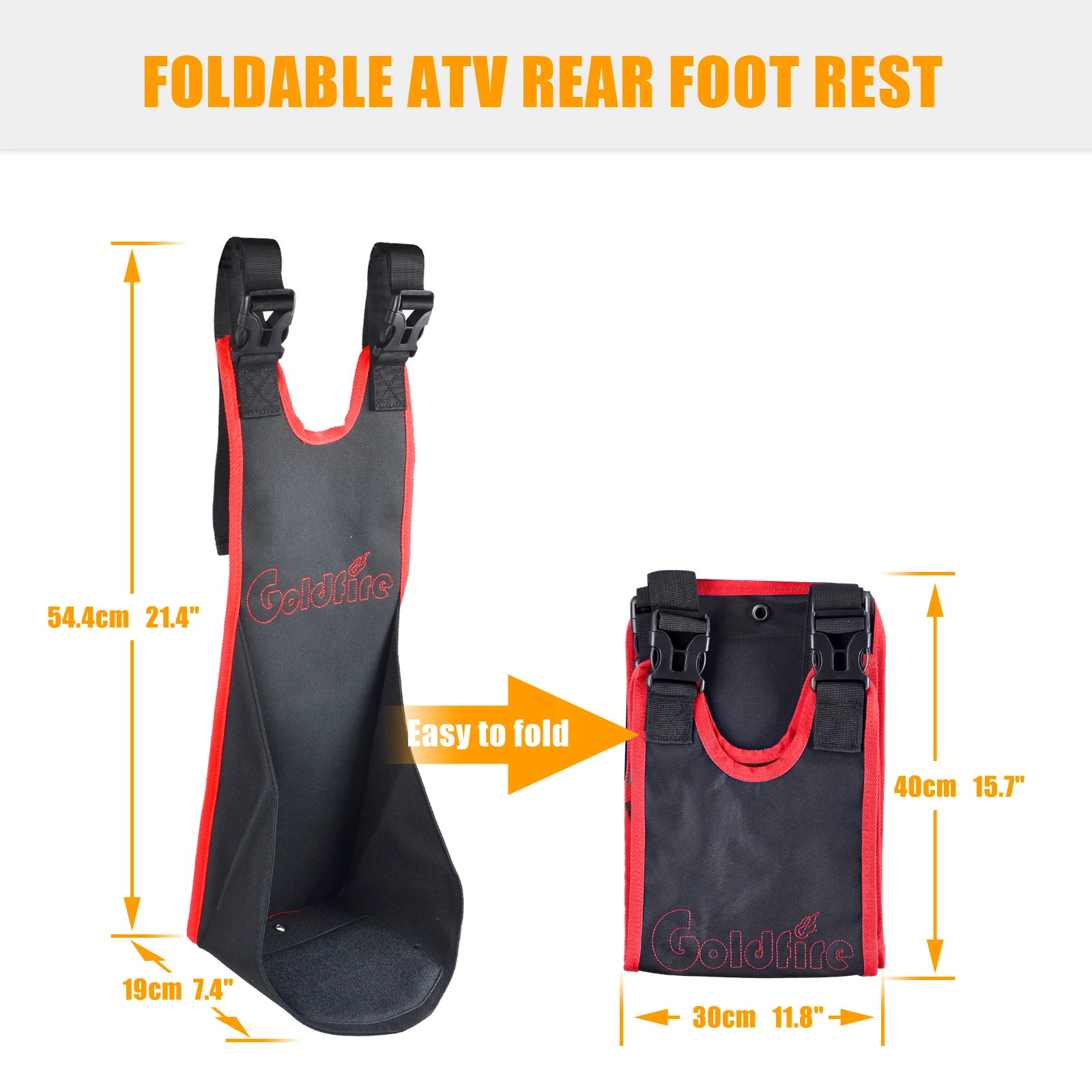 ATV Accessories Foot Rests Adjustable Foldable Passenger Footrest For Can-am Outlander Polaris Honda Suzuki Kawasaki Yamaha