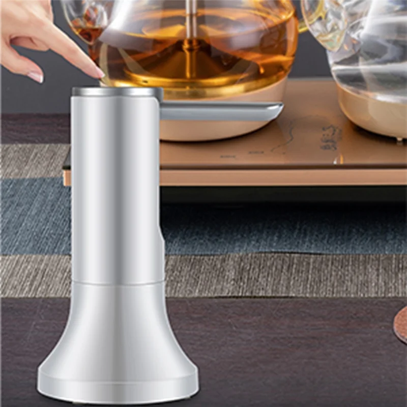 Distribuidor de garrafa de água de mesa de dupla finalidade com medidas automáticas, bomba de garrafa de água elétrica portátil dobrável