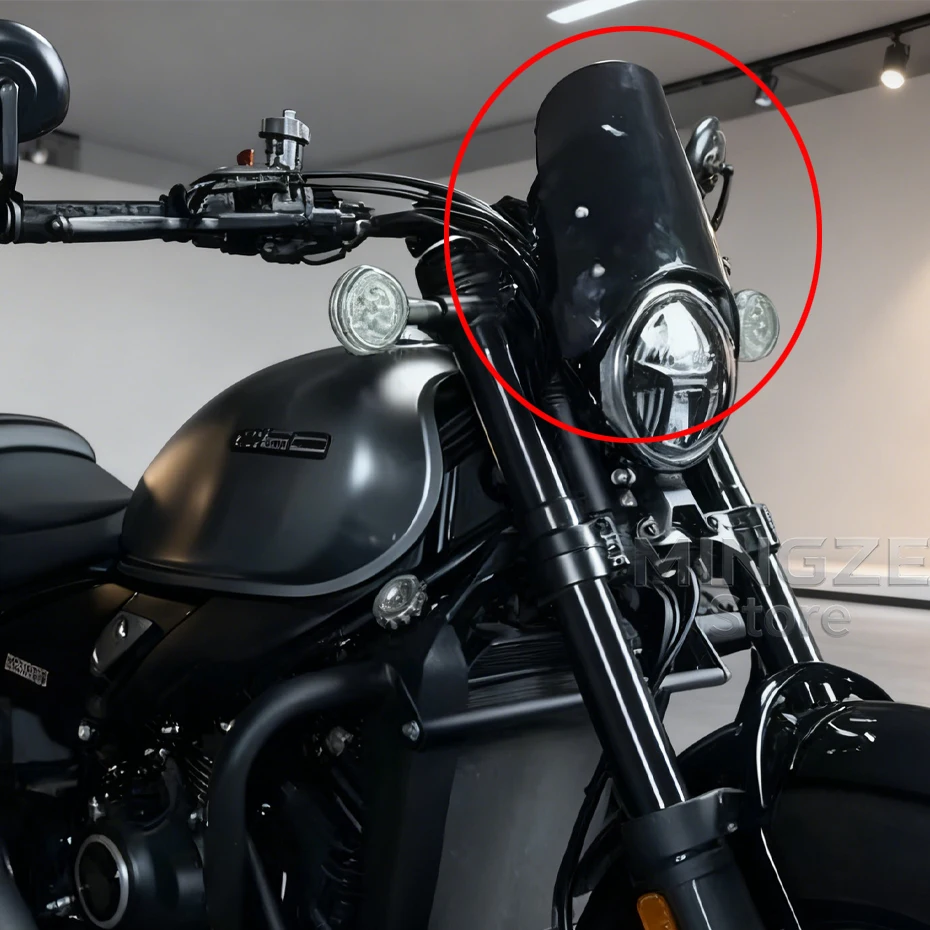 

Motorcycle Front Windshield Airflow Deflector Windscreen For CFMOTO 450CLC 450CL-C 450 CLC CL-C 2023-2025 cf moto clc450 CL-C450