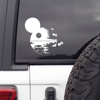Star Wars Vinyl Car Sticker Mickey Death Star Silhouette Laptop Decals SciFi Fantasy Wall Stickers Boys Room Decor Mural Art