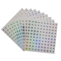 1Pcs Nail Polish Number Sticker Label Color Gel Varnish Glue Bottle Lipstick Nails Tips Display Mark Numbering Manicure Tool