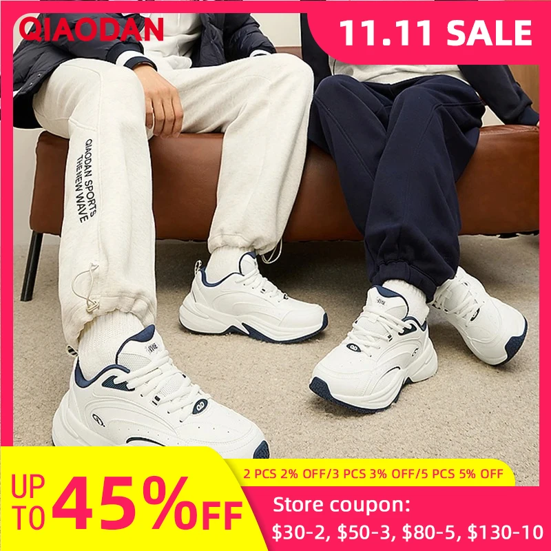 

QIAODAN Casual Waterproof Tennis Shoes Women 2025 Warm Lightweight Breathable Sneakers Female Fashion Sports Shoe QXL042251409