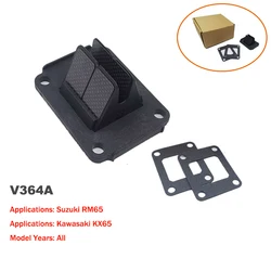 0.3mm V364A Refer To Vforce 3 For Suzuki RM65 Kawasaki KX65 Rm Kx 65 All Years Reed Valve System Black 2 Stoke Tiempos V force