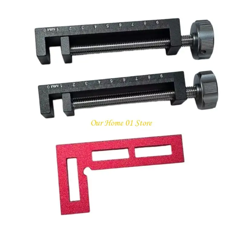 

M4YC Profession Carding Регулируемый G -зажим легкий алюминиевый дизайн Secure Hold 60 мм