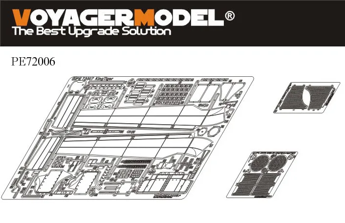 

Voyager Model PE72006 1/72 WWII German KingTiger (Henschel Turret) (For DRAGON 7240)