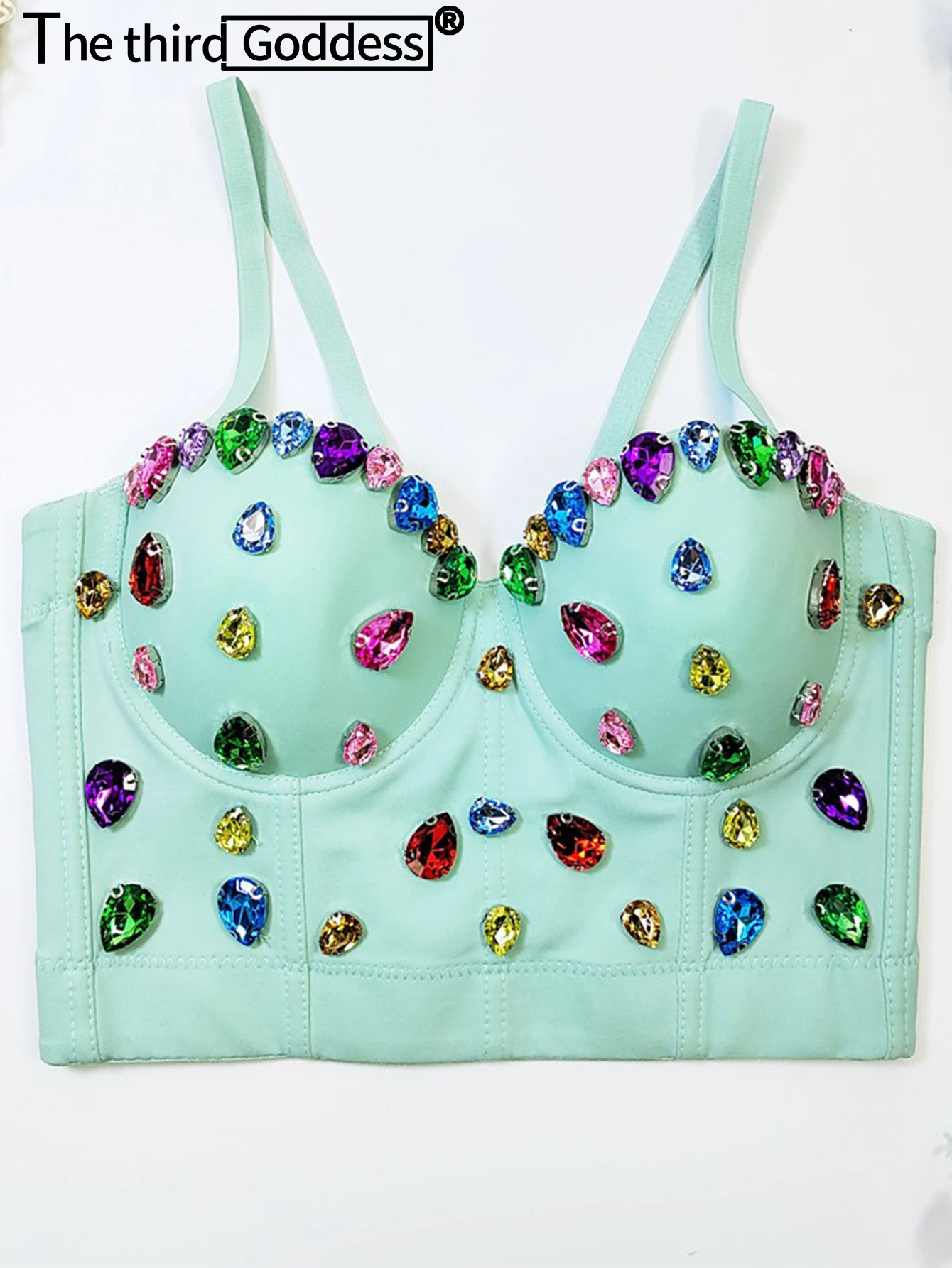 

Сексуальный женский укороченный корсет-бюстье с лямкой на шее, летний блестящий топ y2k, майка-топ, одежда для рок-клуба, укороченные женские топы