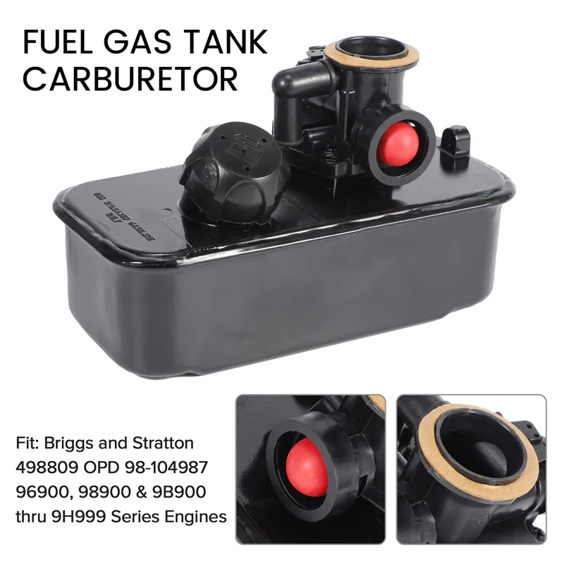 A09E-Fuel Gas Tank Mower Carburetor Carb For Briggs & Stratton 494406 499809 498809A