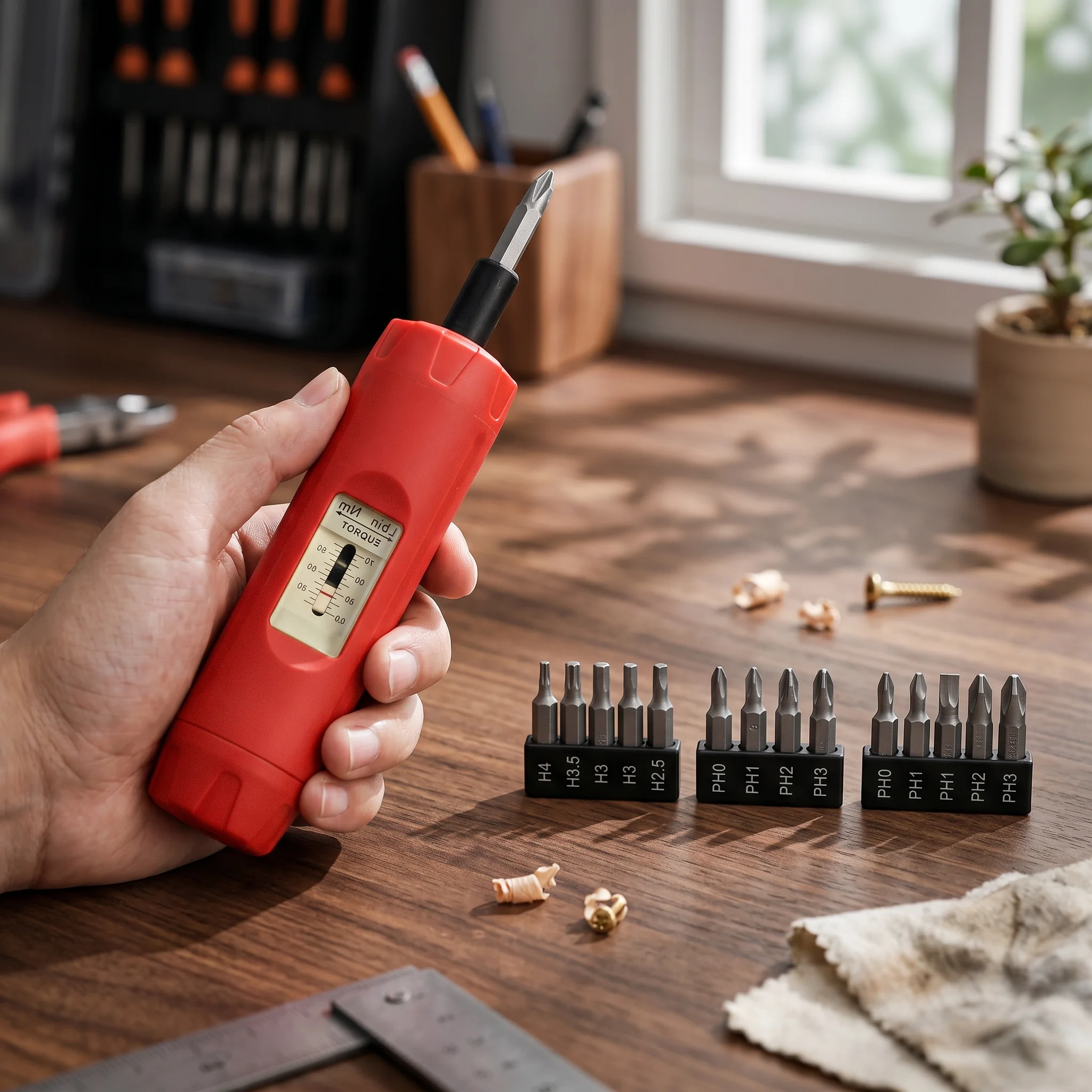 Adjustable Tension Screwdriver Accurate Manual Tension Screwdriver Hand Tool Long-Lasting Lightweight for Technicians