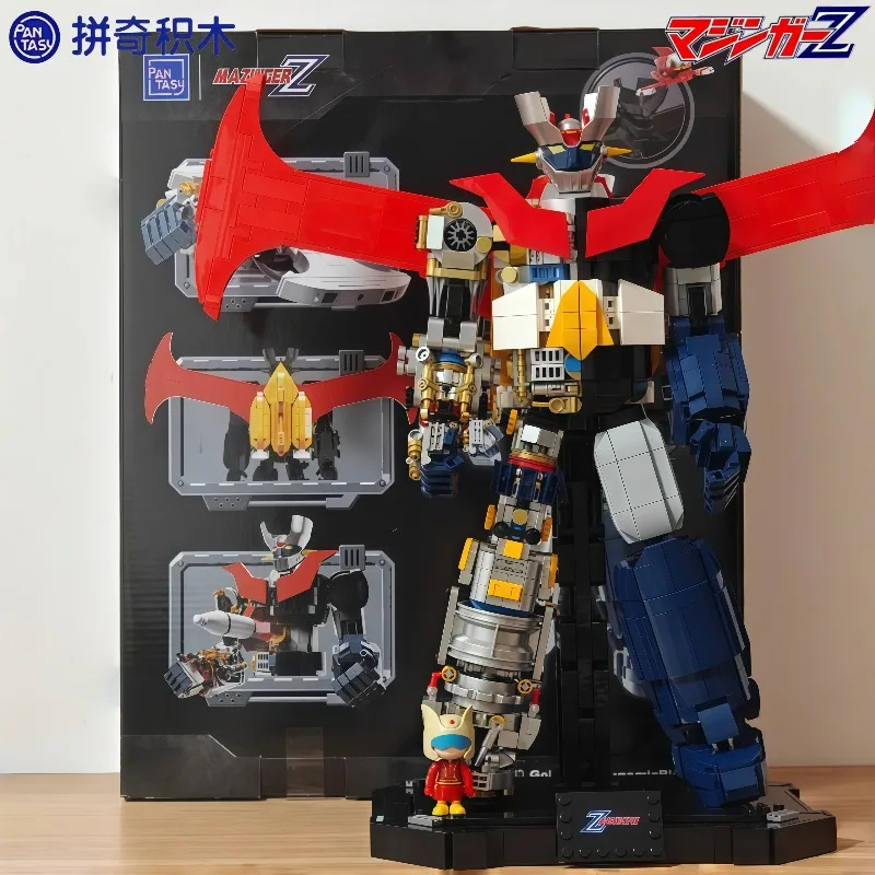 Pantasy Building Blocks Mazinger Z Semi Perspective Mecha Puzzle Assembly Model Desktop Collection Ornaments Toys Holiday Gifts - view 3