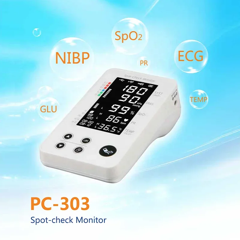 2025 High-Performance Infrared ECG Lead Telemedicine Handheld Health Monitoring Device Outdoor Clinical Analytical Instruments