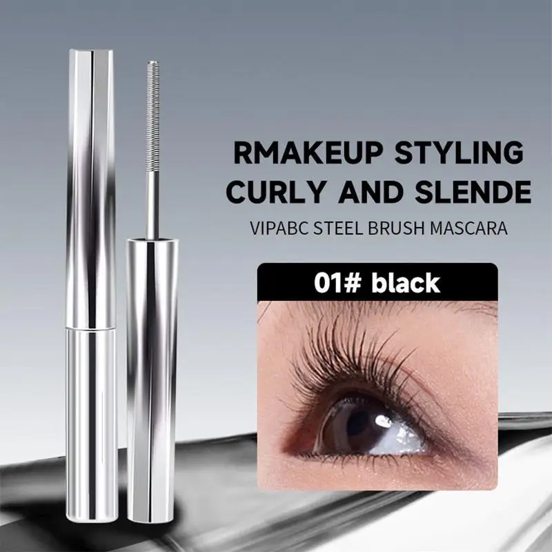 Mascara baguette en fer, maquillage de beauté, Extension de cils noirs, liquide imperméable, Volume, cosmétique longue tenue