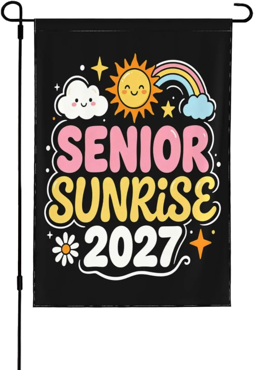 28x40 In Senior Sunrise 2027 Class Of 2027 flag High School Graduation Garden Flag Yard Sign House Flag yyi