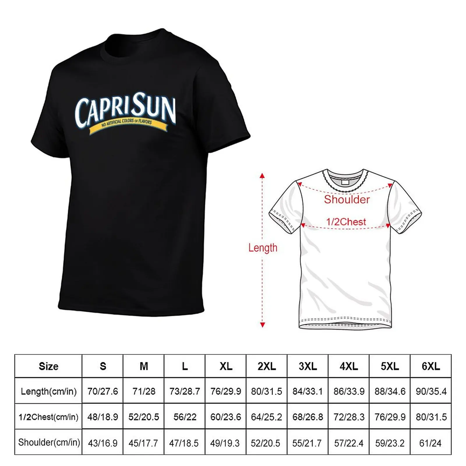 Best Selling Capri Sun Design Essential T-Shirt Non-Shrink Basic Cotton T-Shirt