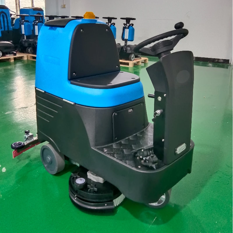 Ride-on Floor ScrubberSmall Sloor Scrubbing And Waxing Machine Floor Sweeper Industrial And Commercial Automatic Floor Scrubber