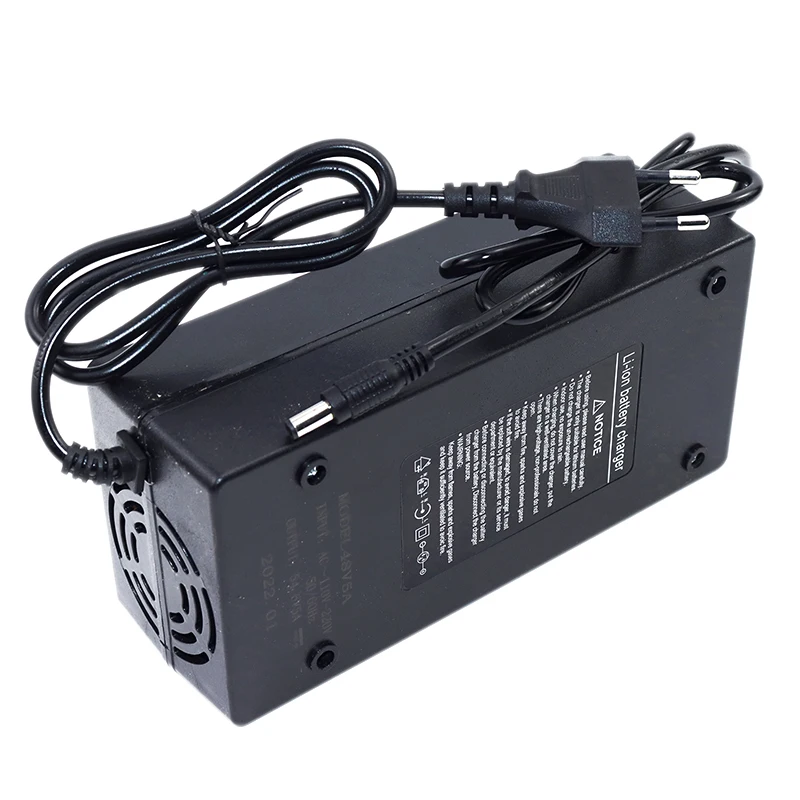 54.6V 2A/3A/5A charger 13S 48V lithium-ion battery pack charger fast intelligent charger DC: 5.5 * 2.1mm