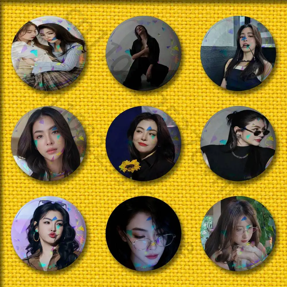 

F-Faye Peraya Malisorn Y-Yoko Apasra Badges 75mm 25mm 44mm 32mm 58mm Round Pin Brooch Souvenir Clothes Cosplay Gift Accessories