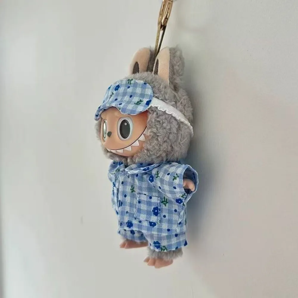 Кукольная одежда, аксессуары для кукол Labubu 17 см, милая пижама с маской для глаз, хлопковая игрушка для корейской звезды Kpop EXO