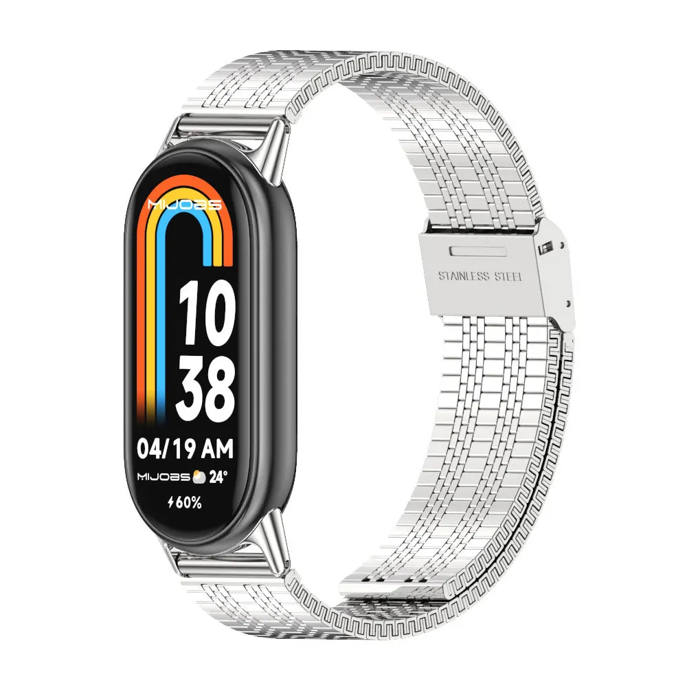 S67 Metal Strap Suitable For Xiaomi Mi 8 Strap High-Quality Stainless Steel Bracelet Replacement Xiaomi Mi Bnad 8 Exclusive