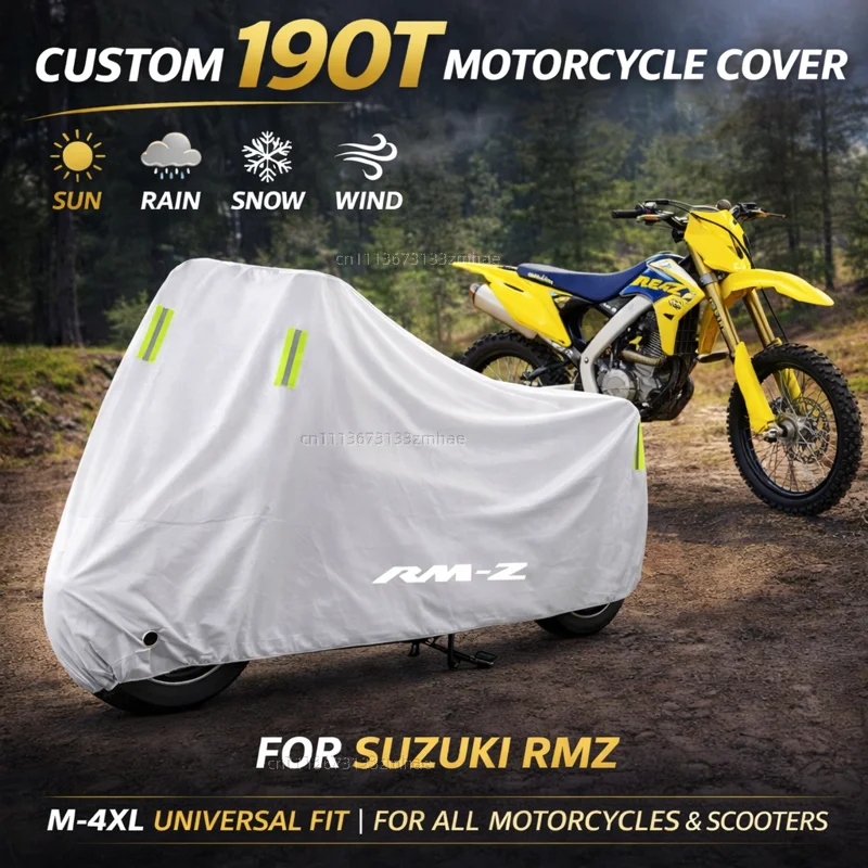 

Чехол для мотоцикла SUZUKI RMZ250 RMZ450 DRZ400SM RMZ 250 450 DRZ 400 2004-2008 2010-2016, водонепроницаемый, с защитой от ультрафиолета