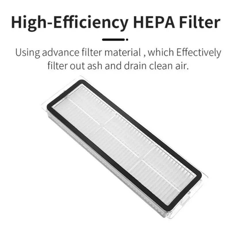 AT19-Accessories Kit For Dreame Mova S10 Plus / Trouver S10 Plus Vacuum Parts Roller Side Brush Filter Mop Cloths Dust Bag