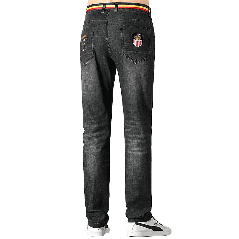 Bruce&Shark 2024 New Summer Men\'s Jeans Stretch Loose Fit Straight Thin Jeans for Men Casual Fashion Korean Style Man Jeans