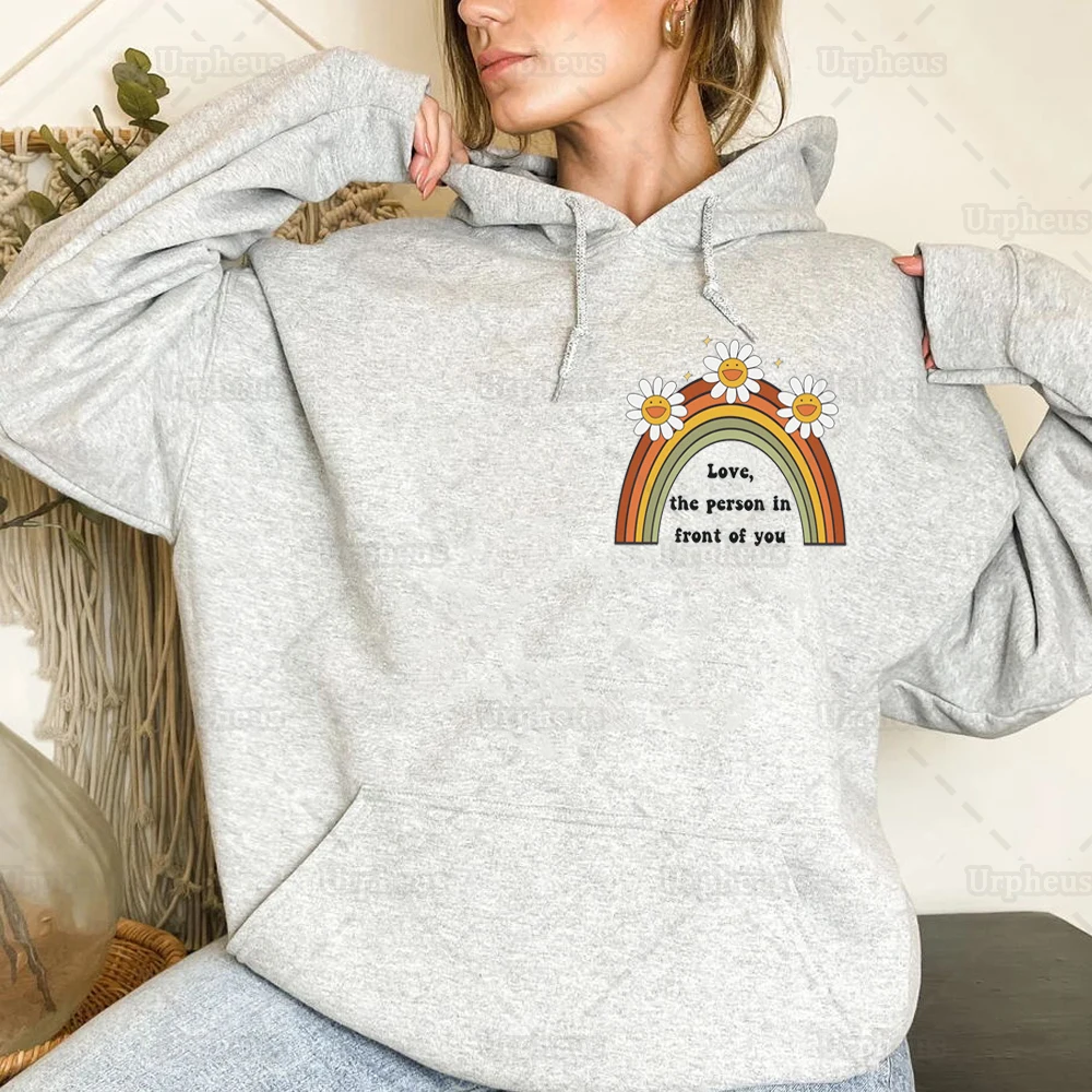 Dear Person Behind Me Hoodie Trendy Aesthetic Positive Vibes Dear Stranger Better World Sweatshirt Pullover Hoodie