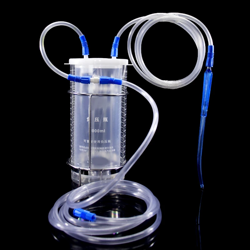 Medical Waste Liquid Collection Device Medical Hanging Negative Pressure Bottle 2L Suction Bracket Suction Bag Drainage Device