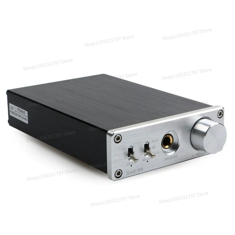 For DAC-X6hifi Lossless Digital Decoder USB Optical Fiber Coaxial Input DAC Headset Amplifier