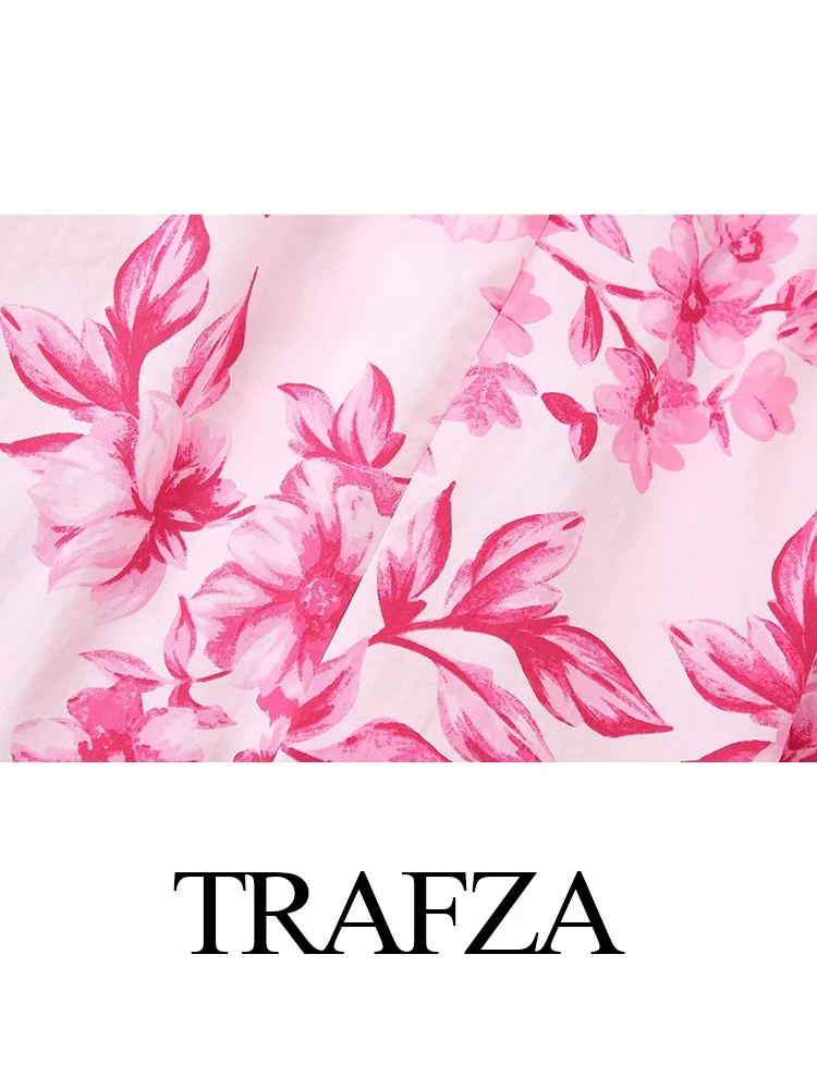 TRAFZA-Camisa feminina com gola virada para baixo, mangas compridas, peito único, zíper de cintura alta, saias até o tornozelo, moda verão, 2022