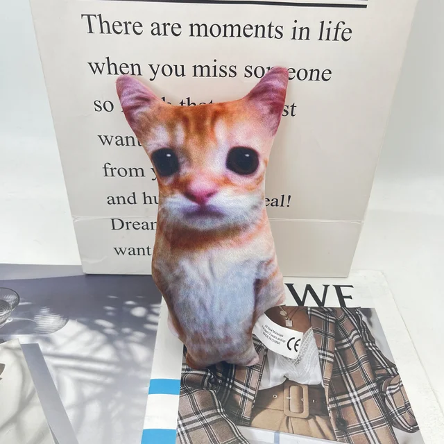 21cm śliczny kot El Gato pluszowe zabawki Wowwow kot pluszaki pluszaki prezent urodzinowy zabawki kolekcjonerskie dla dzieci