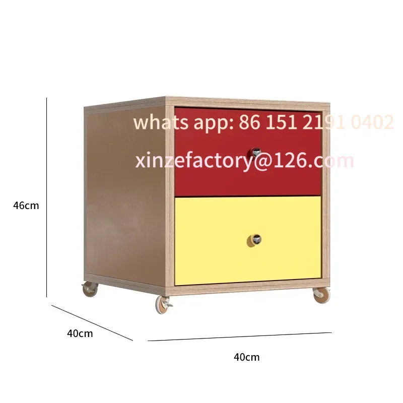 

Customizable Nightstand Drawers Space Saving Practical Aesthetic Bedside Table Space Modern Home Furniture Mesa D