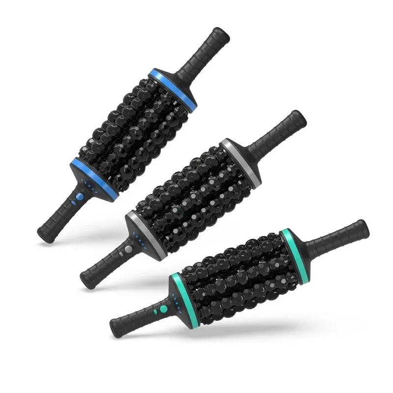 Cross-border factory direct sales electric deep rolling relaxation muscle roller ball impact body massager