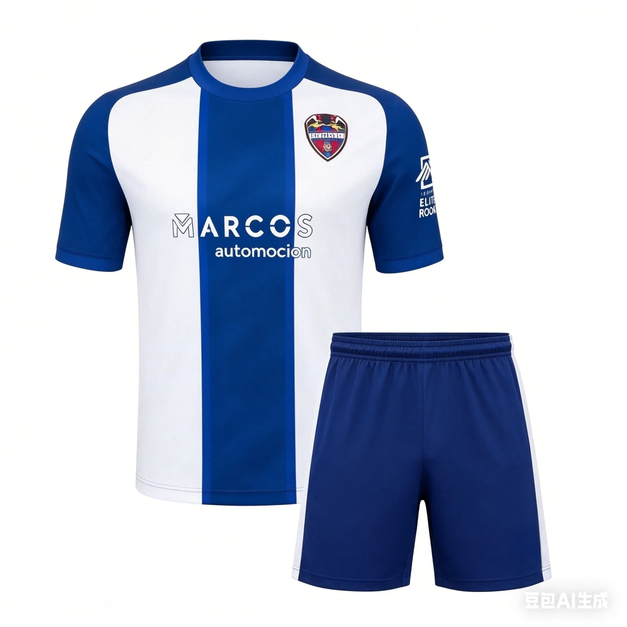 New Hot Shirt La Liga 2 Team Levante Team Shirt Round Neck Sports Casual Breathable Quick Drying Men's T-shirt Set Family Tees