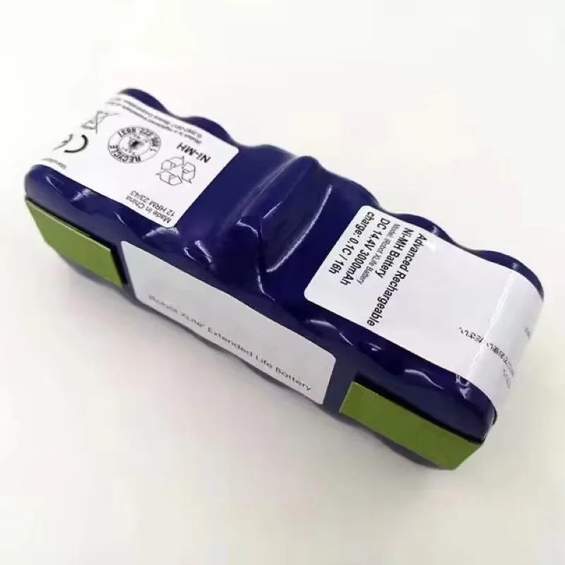 Imagem -02 - Roomba 14.4v 3000mah Bateria para Xlife Vida Prolongada Ni-mh 500 600 700 e Select 800 Series Robot Series 7xinbox-irobot