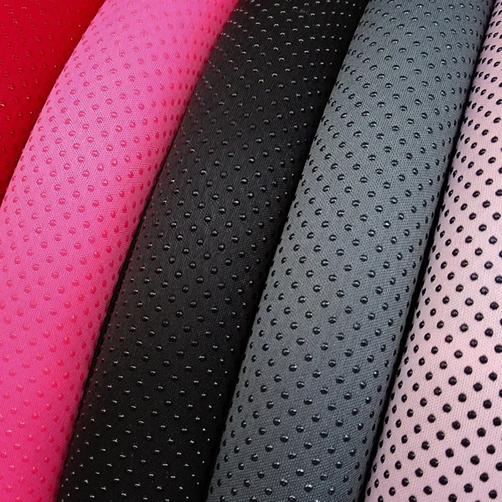 38cm Universal Car Steering Wheel Cover Anti-slip Massage Particles Knitted Fabric Car Stretch Steering Wheel Cover