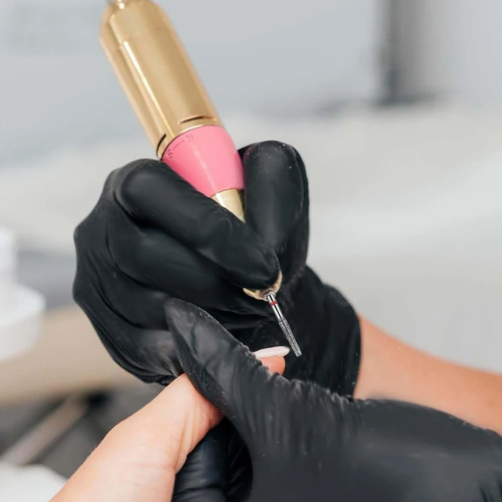 Juego de 6 cabezales de pulido de uñas de diamante