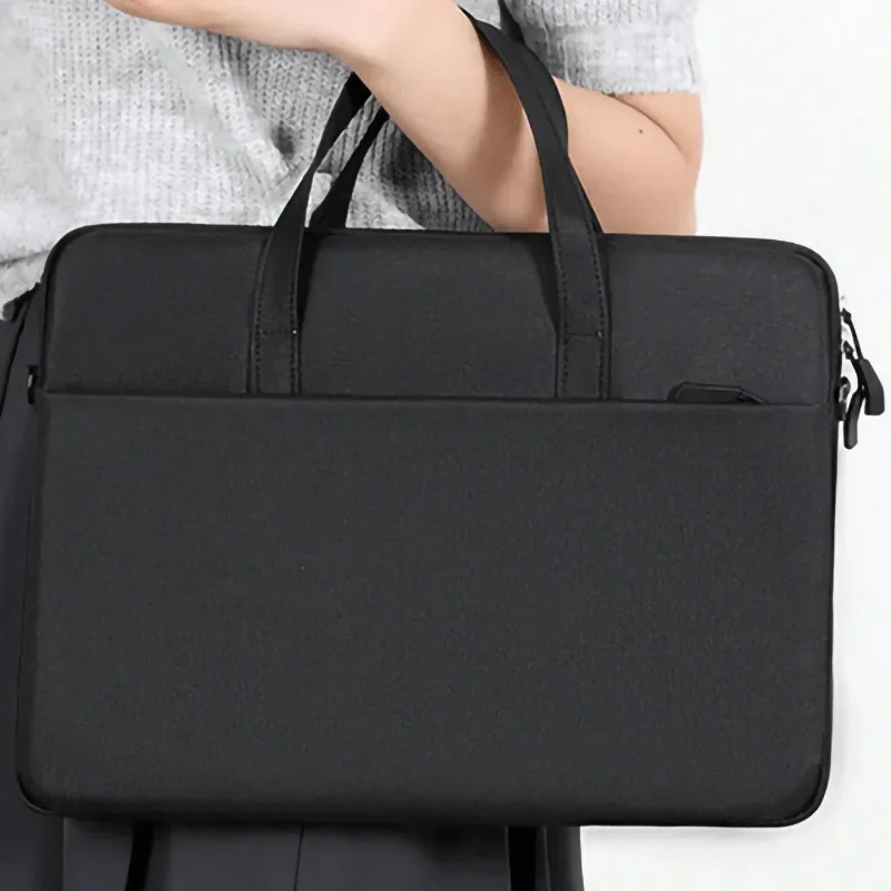 

Large Capacity Briefcase Simple Laptop Storage Handbag Notebook for 13-14Inch Laptop Pouch Business Travel Suitcase Accessories