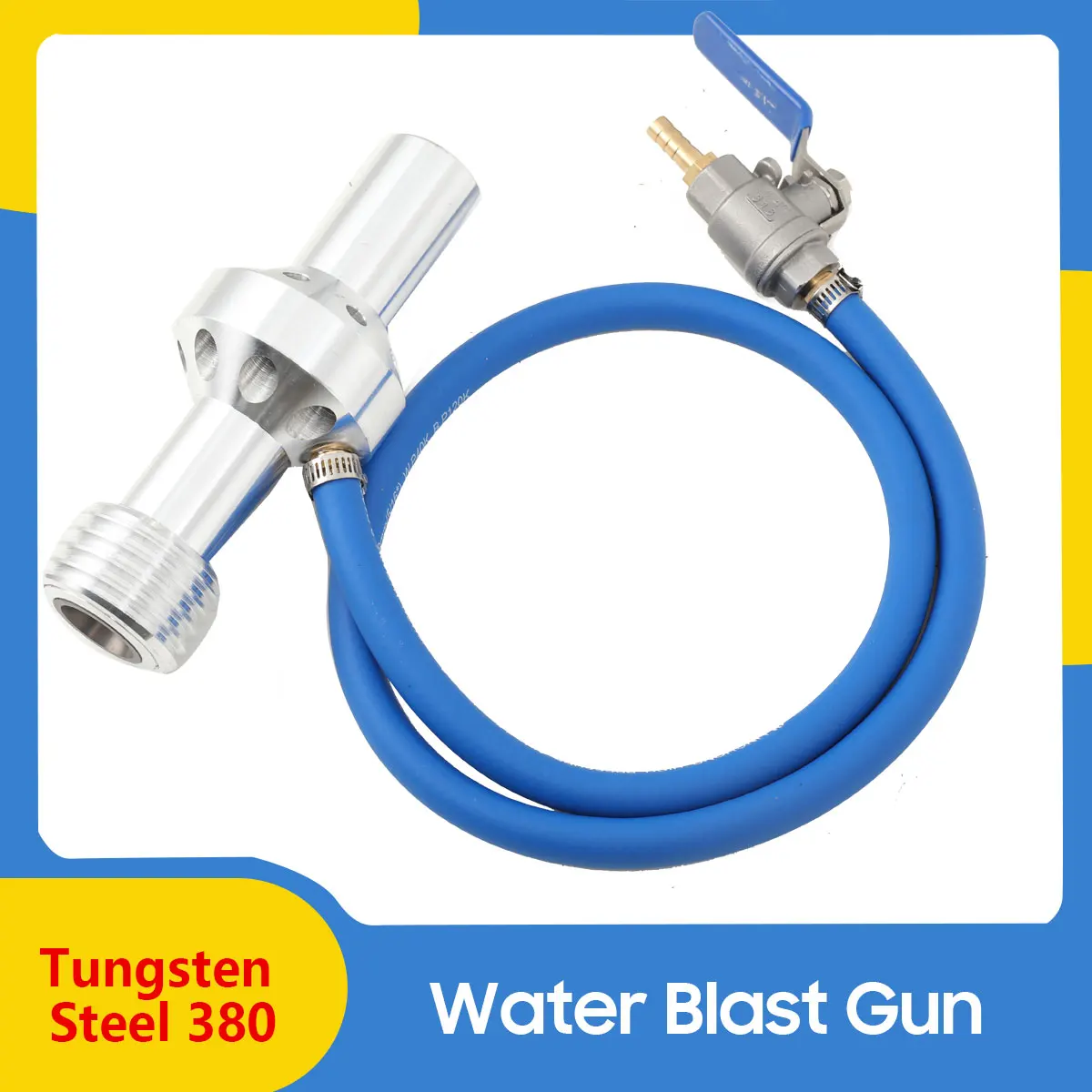 Sandblasting Gun Head Coarse Thread Sandblasting Gun Sandblasting Aluminum Alloy Shell Boron Carbide Sandblasting Gun Head