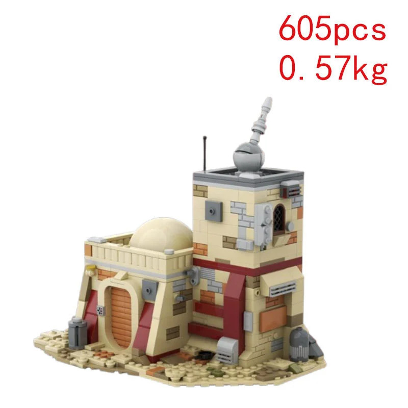 Kit de construction de modèles de Puzzle 3D, Architecture du désert, briques créatives, décoration de maison et de bureau, cadeaux de paysage pour adultes et adolescents