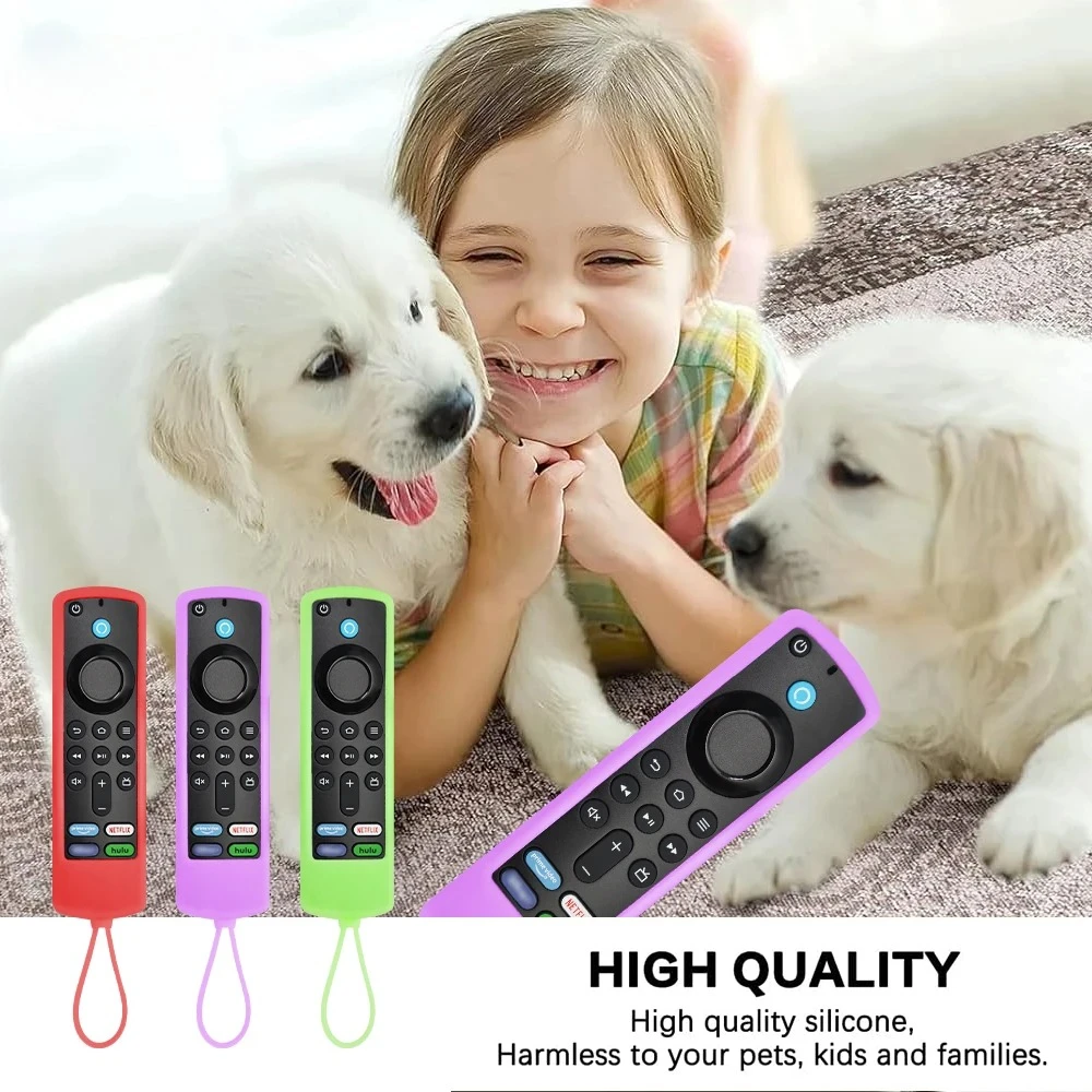 Silicone Remote Case Protective Cover for Fire TV Stick 4K MAX 3rd Gen Glow in The Dark Thickened Anti-drop Dustproof Shell