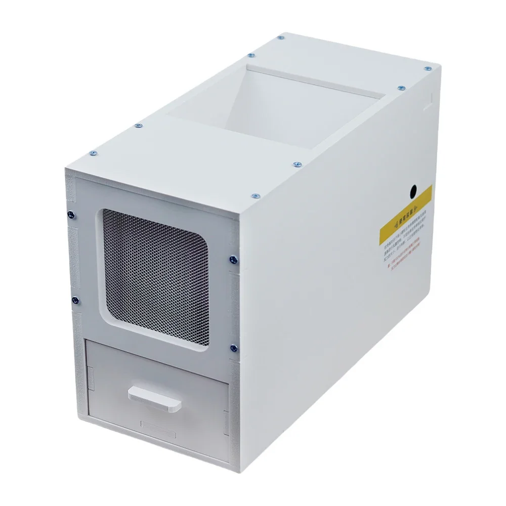 Electric Household Bird Feed Food Shell Blower Adjustable Wind Shelling Machine with 2 Piece Drawers