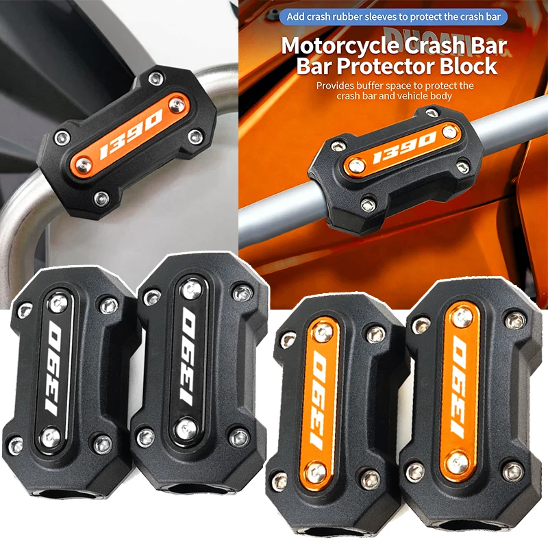 

For KTM 1390 Super Adventure 1390 SUPER DUKE Motorcycle CNC Engine Guard Bumper Protector Crash Bar Block protection Accessories