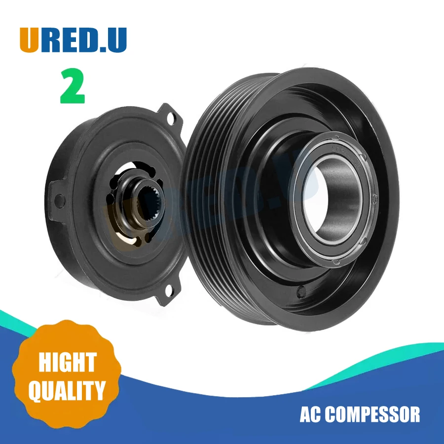 

AC A/C Air Conditioning Compressor Clutch Pulley For AUDI A3 Q3 VW GOLF SKODA OCTAVIA ZEXEL 5060410760 1K0820803H 1K0820803L