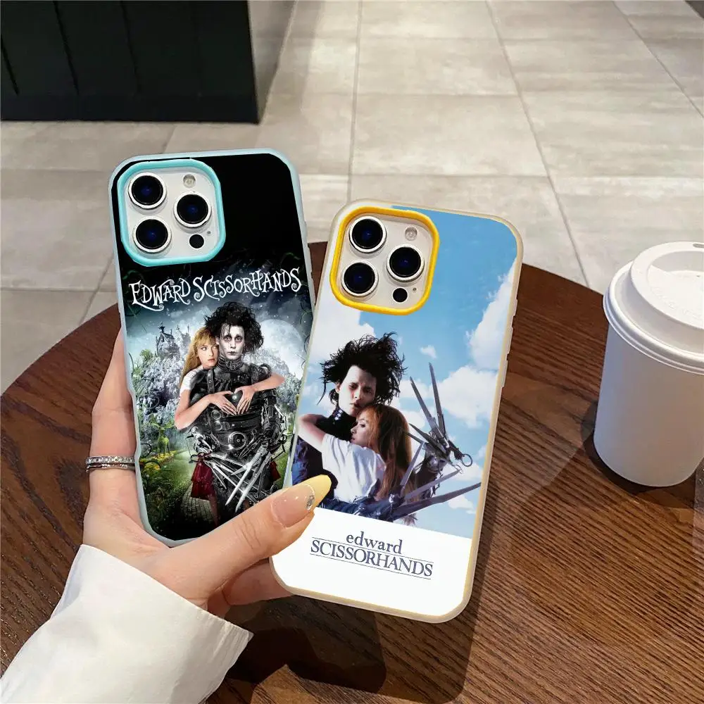 

Edward Scissorhands Phone Case Jelly Dual-Layer Shockproof Phone Case for iPhone 17 16 15 14 13 12ProMax