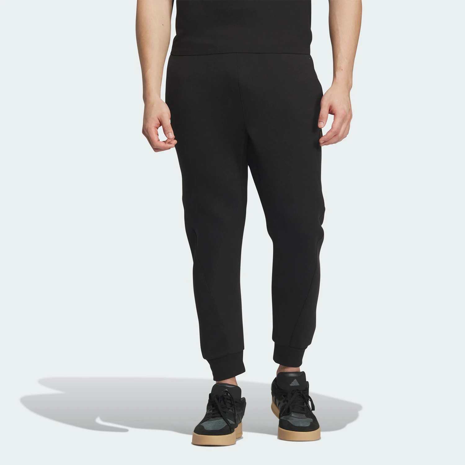 Adidas genuine Wuji series men's sports and leisure knitted cropped pants JI8714